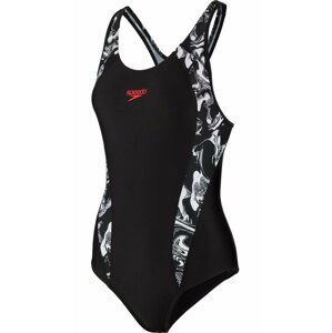 Speedo printed fit laneback 38