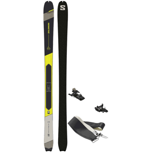 Salomon MTN 84 Pure + Skins + Salomon MTN Tour 180 cm