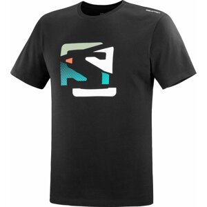 Salomon Outlife Graphic Disrupted Logo Tee M S