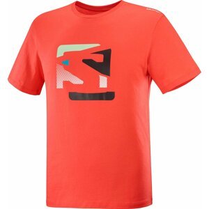 Salomon Outlife Graphic Disrupted Logo Tee M L