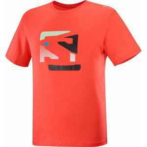 Salomon Outlife Graphic Disrupted Logo Tee M XL