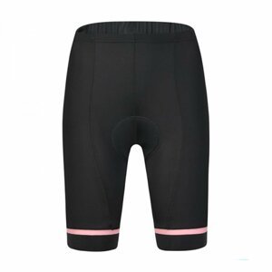 MONTON Cyklistické nohavice krátke bez trakov - COLOURWING LADY - ružová/čierna S