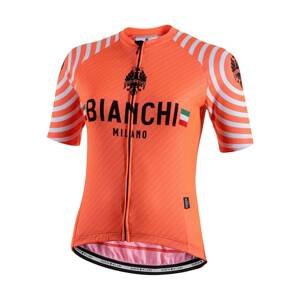 BIANCHI MILANO Cyklistický dres s krátkym rukávom - ALTANA LADY - ružová S