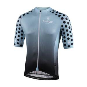 BIANCHI MILANO Cyklistický dres s krátkym rukávom - CEDRINO - svetlo modrá