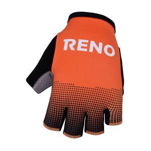 BONAVELO Cyklistické rukavice krátkoprsté - CCC RENO 2019 - oranžová