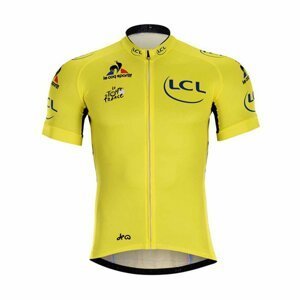 BONAVELO Cyklistický dres s krátkym rukávom - TOUR DE FRANCE  - žltá M