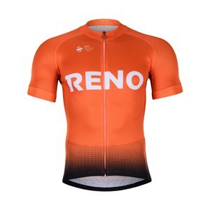 BONAVELO Cyklistický dres s krátkym rukávom - CCC RENO 2019 - oranžová