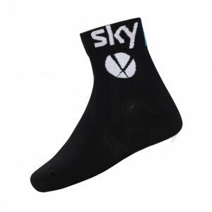 BONAVELO Cyklistické ponožky klasické - SKY - čierna L-XL