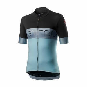 CASTELLI Cyklistický dres s krátkym rukávom - PROLOGO VI - šedá/svetlo modrá