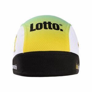 BONAVELO Cyklistická bandana - LOTTO 2015 - čierna/biela/žltá UNI