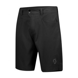 SCOTT Cyklistické nohavice krátke bez trakov - TRAIL MTN - čierna M