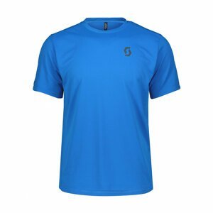 SCOTT Cyklistické tričko s krátkym rukávom - TRAIL MNT - modrá S