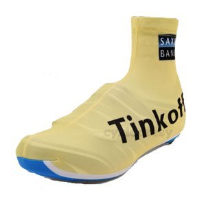 BONAVELO Cyklistické návleky na tretry - TINKOFF SAXO 2015 - žltá