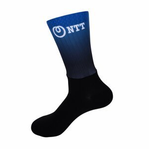 BONAVELO Cyklistické ponožky klasické - NTT 2020 - modrá L-XL