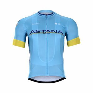 BONAVELO Cyklistický dres s krátkym rukávom - ASTANA 2020 - modrá M