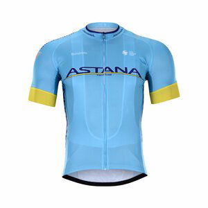 BONAVELO Cyklistický dres s krátkym rukávom - ASTANA 2020 - modrá XL