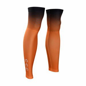 BONAVELO Cyklistické návleky na nohy - CCC 2020 - oranžová XL