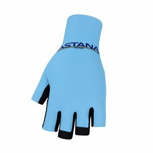 BONAVELO Cyklistické rukavice krátkoprsté - ASTANA 2020 - modrá XL