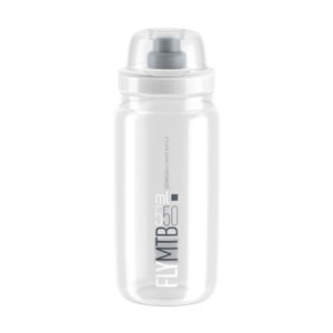 ELITE Cyklistická fľaša na vodu - FLY MTB 550 ml - transparentná