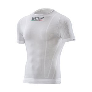 SIX2 Cyklistické tričko s krátkym rukávom - TS1L SUPERLIGHT - biela L