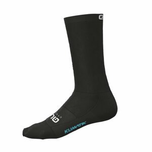 ALÉ Cyklistické ponožky klasické - TEAM KLIMATIK H22 - biela/čierna 40-43