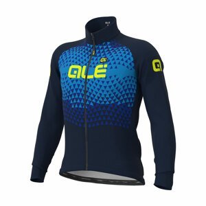 ALÉ Cyklistická zateplená bunda - SUMMIT DWR - modrá/svetlo modrá 2XL