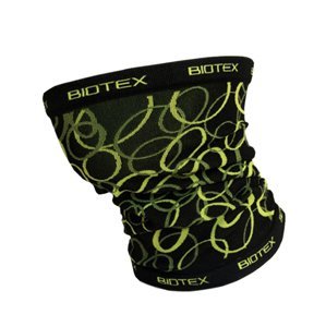 BIOTEX Cyklistický nákrčník - MULTIFUNCTIONAL - čierna/žltá