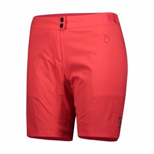 SCOTT Cyklistické nohavice krátke bez trakov - ENDURANCE LS/F. LADY - ružová XL