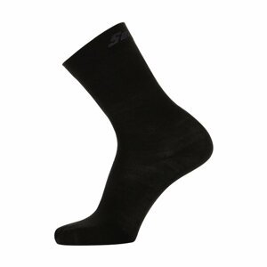 SANTINI Cyklistické ponožky klasické - WOOL - čierna 44-47