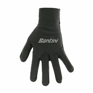 SANTINI Cyklistické rukavice dlhoprsté - VEGA XTREME - čierna M