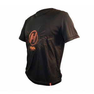 HAVEN Cyklistické tričko s krátkym rukávom - NAVAHO II MTB - čierna/červená