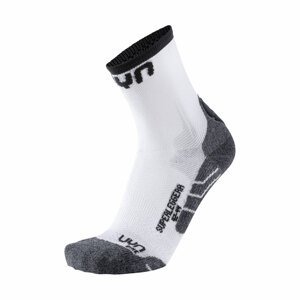 UYN Cyklistické ponožky klasické - SUPERLEGGERA - biela/čierna 39-41