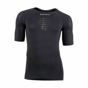 UYN Cyklistické tričko s krátkym rukávom - ENERGYON - čierna/biela L-XL