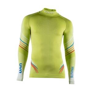 UYN Cyklistické tričko s dlhým rukávom - NATYON 2.0 SLOVENIA - modrá/biela/červená/zelená 2XL