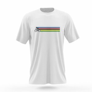 NU. BY HOLOKOLO Cyklistické tričko s krátkym rukávom - A GAME - viacfarebná/biela 3XL