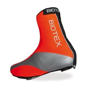 BIOTEX Cyklistické návleky na tretry - RAIN - strieborná/oranžová