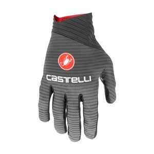 CASTELLI Cyklistické rukavice dlhoprsté - CW 6.1 CROSS - čierna 2XL