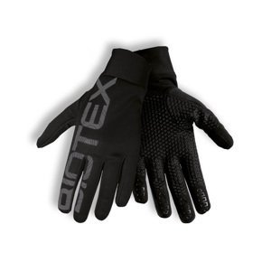 BIOTEX Cyklistické rukavice dlhoprsté - THERMAL TOUCH GEL - čierna