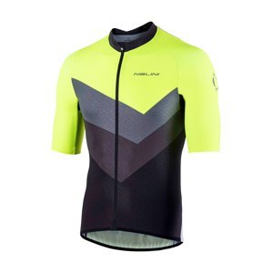 NALINI Cyklistický dres s krátkym rukávom - AIS MORTIROLO 2.0 - modrá/čierna/žltá L
