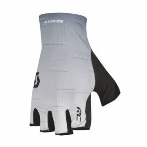 SCOTT Cyklistické rukavice krátkoprsté - RC PRO - biela/čierna XL