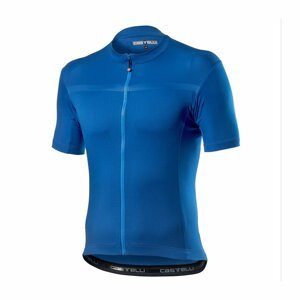 CASTELLI Cyklistický dres s krátkym rukávom - CLASSIFICA - modrá 2XL
