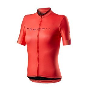 CASTELLI Cyklistický dres s krátkym rukávom - GRADIENT LADY - ružová