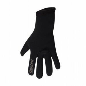 SANTINI Cyklistické rukavice dlhoprsté - NEO BLAST NEOPRENE - čierna XL
