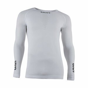 UYN Cyklistické tričko s dlhým rukávom - ENERGYON - biela L-XL
