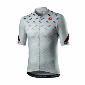 CASTELLI Cyklistický dres s krátkym rukávom - AVANTI - šedá/strieborná M