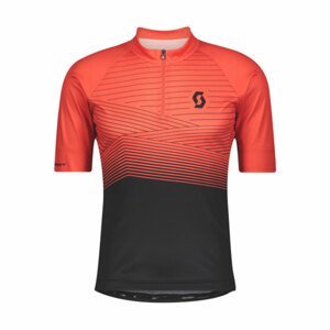 SCOTT Cyklistický dres s krátkym rukávom - ENDURANCE 20 - červená/čierna M