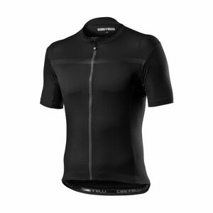 CASTELLI Cyklistický dres s krátkym rukávom - CLASSIFICA - čierna XL