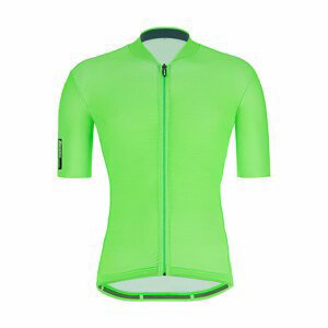 SANTINI Cyklistický dres s krátkym rukávom - COLORE - zelená M