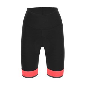 SANTINI Cyklistické nohavice krátke bez trakov - GIADA LUX LADY - ružová/čierna