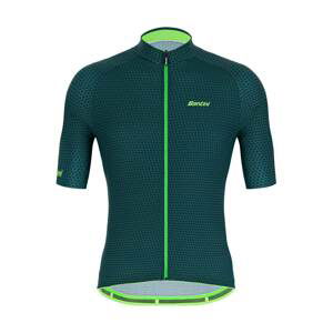 SANTINI Cyklistický dres s krátkym rukávom - KARMA KITE - zelená 3XL